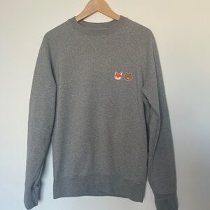MAISON KITSUNÉ X Line Friends  Patch Grey  Sweather S